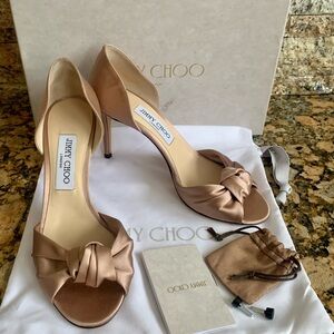 Jimmy Choo Light Gold Sandals